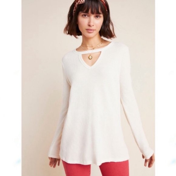Anthropologie | NWT Nadia Waffle Tunic Top - Picture 6 of 16